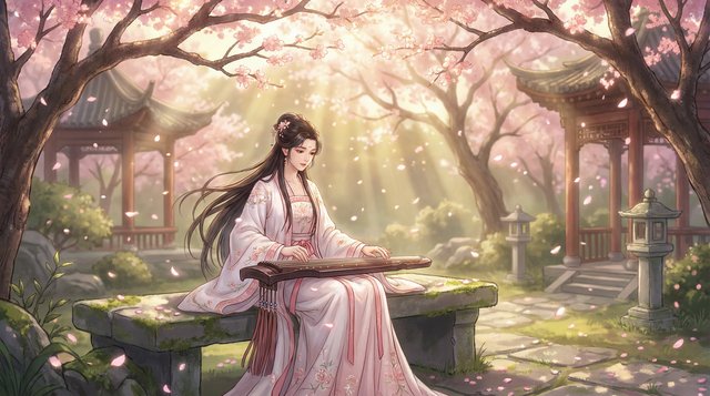 海角视频美食视频：古韵琴声